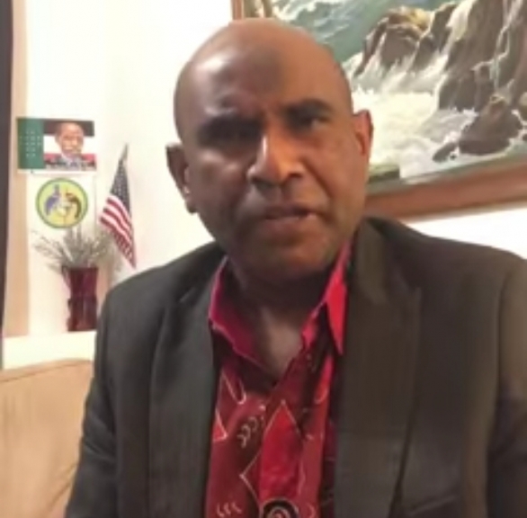 Salah satu Pimpinan Otoritas Nasional Papua Barat Merdeka, Herman Wainggai.