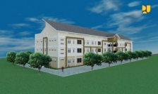 Kementerian PUPR Bangun Rusun Keuskupan Larantuka di NTT. [Foto: Kementerian PUPR]