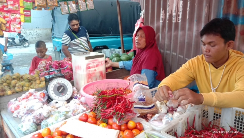 Harga Kentang Bervariasi Jelang Idul Fitri dan Kenaikan Isa Almasih. [Foto: JP.MW]