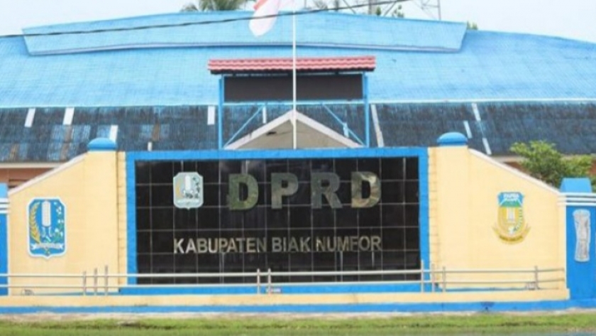Kantor DPRD Kabupaten Biak Numfor. [Foto: JP/LR]
