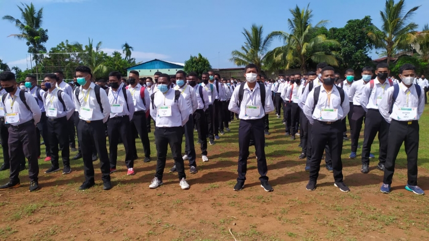 Wakapolresta Jayapura: 1519 Casis Memenuhi Syarat Rikkes Awal. [Foto: Polresta Jayapura]