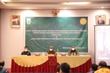 Peluncuran Program Petani Milenial Provinsi Papua Barat, di Swiss-Belhotel, Manokwari, Provinsi Papua Barat, Kamis (20/5/2021). [Foto: Tim Stafsus Presiden Billy Mambrasar]