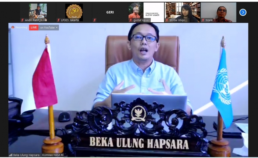 Komisioner Pendidikan dan Penyuluhan HAM Komnas HAM Beka Ulung Hapsara. [Foto: Komnas HAM RI]