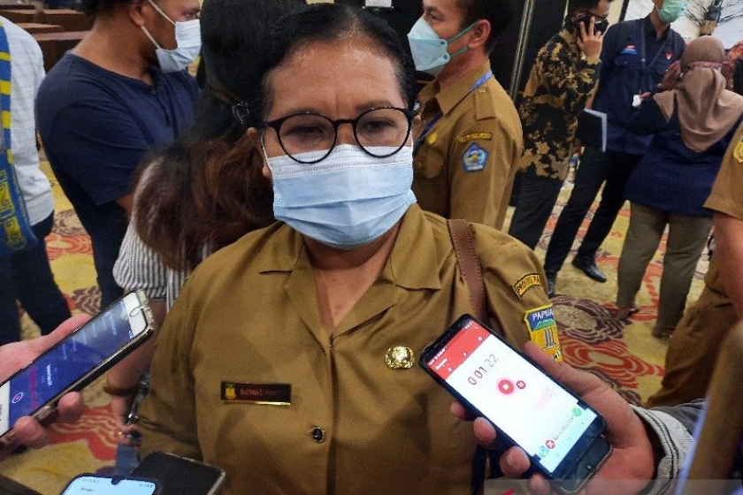 Kepala Biro Perbatasan dan Kerjasama Luar Negeri Pemprov Papua Suzanna Wanggai. [Foto: Antara]