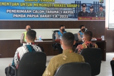 Kapolda Papua Barat: 9 Catar Akpol Fokus Rikkes Tahap II. [Foto: Polda Papua Barat]