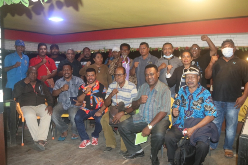 Pra Konsolidasi Mubes Byak Papua Barat ke Raja Ampat. [Foto: JP/WRP]