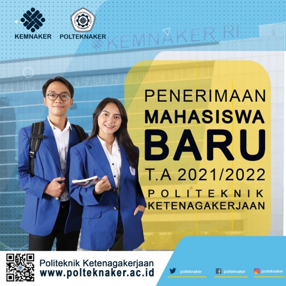 Gratis, Polteknaker Buka Penerimaan Mahasiswa Baru 2021/2022