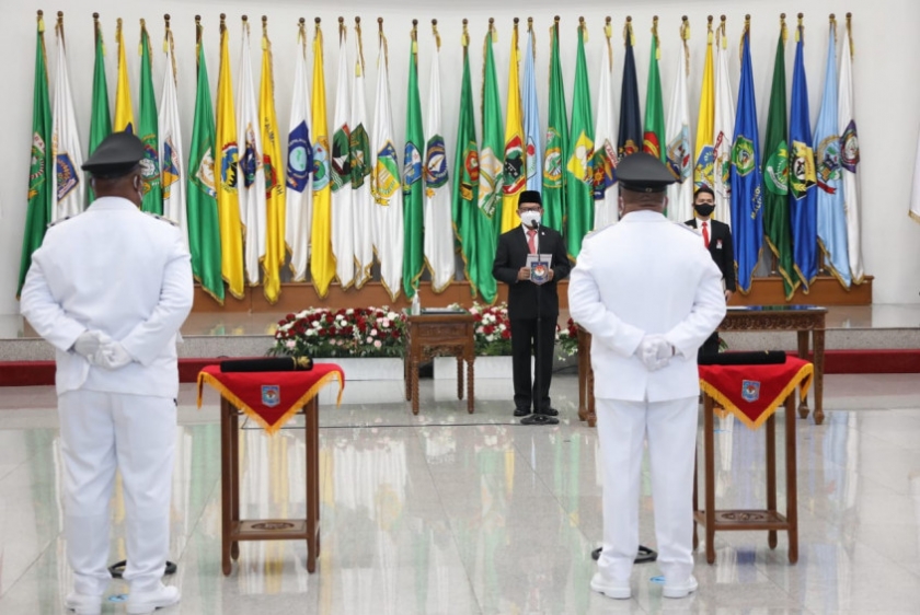 Mendagri Lantik Bupati dan Wakil Bupati Supiori, serta Penjabat Bupati Boven Digoel. [Foto: Kemendagri]