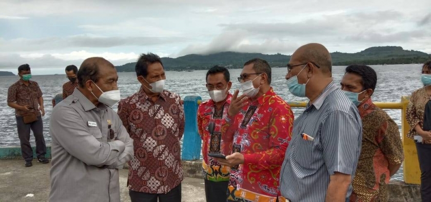 Tinjau Ambon New Port, Nono Sampono : Warga Jangan Jadi Penonton. [Foto: Dok. DPD RI]