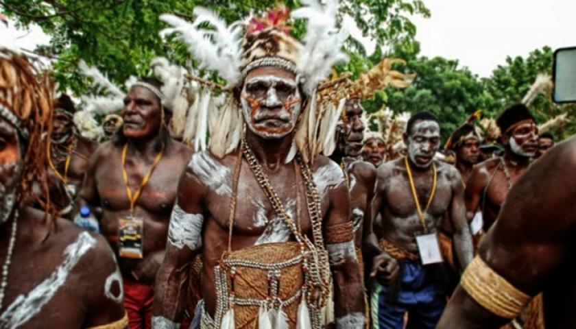 Masyarakat adat Papua. [Foto: ist]