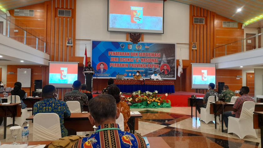 Penataran dan Sertifikasi Juri Lisensi C Nasional Perbakin Provinsi Papua. [Foto: Diskominfo Papua]