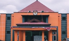 Kantor KPUD Halmahera Selatan, Maluku Utara. [Foto: Ist]