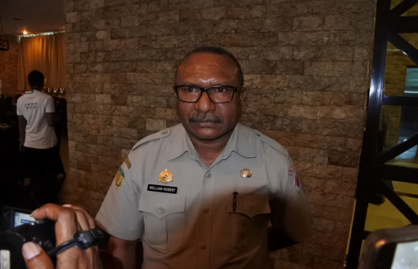 Ketua Harian Satuan Tugas (Satgas) COVID-19 Papua, Weliam Manderi. [Foto: Pemprov Papua]