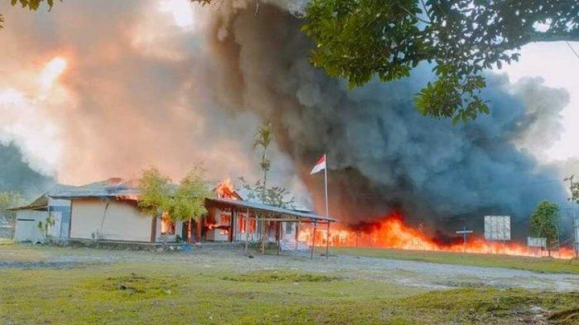 Massa Mengamuk Pasca Putusan MK, 8 Kantor Dibakar di Yalimo Papua. [Foto: ist]