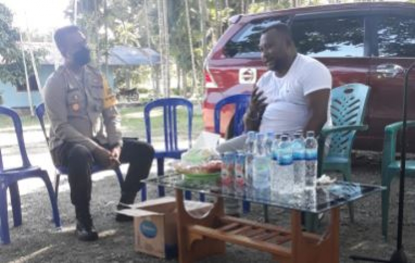 Kapolres Jayapura Ajak Pemuda Ciptakan Situasi Kondusif Jelang PON. [Foto: Polres Jayapura]