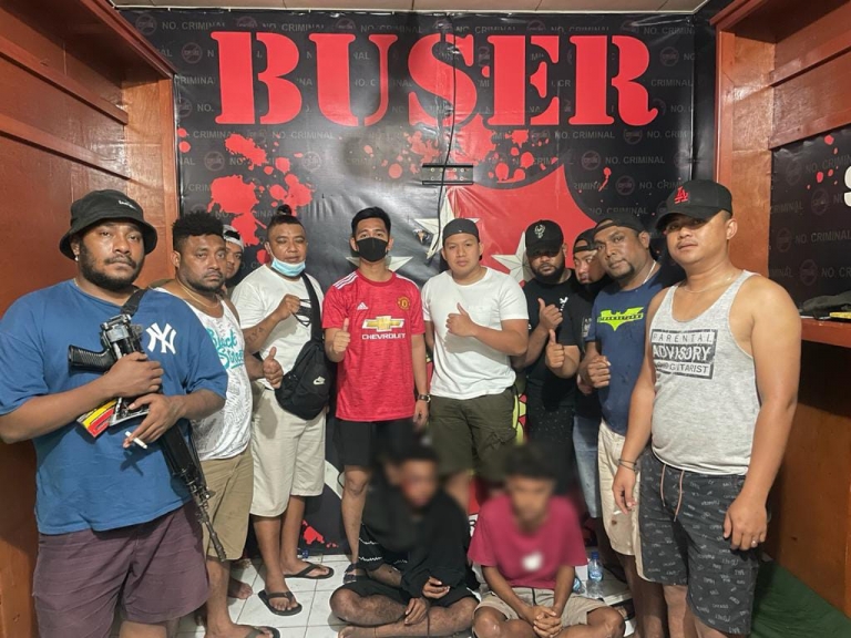 Dua Pelaku Curas Berhasil Diamankan Polres Manokwari. [Foto: ist]