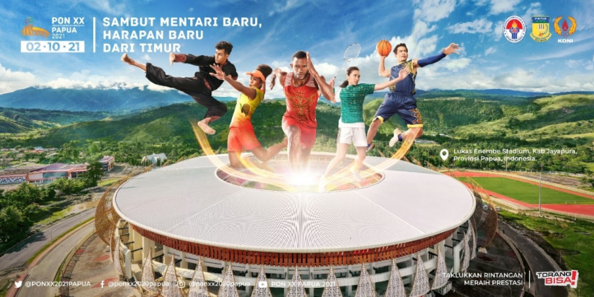 Gaung Semangat dan Semarak PON XX Papua Terus Berdengung. [Foto: Website PON XX]