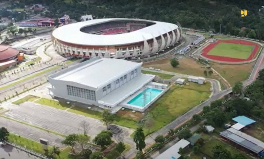 Venue PON XX Papua. [Foto: Kementerian PUPR]