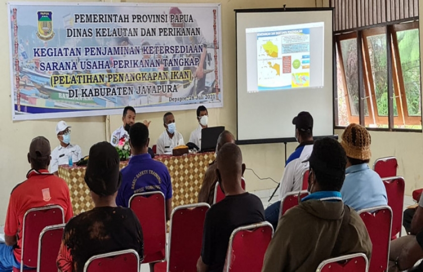 DKP Papua Tingkatkan Pengetahuan Dan Keterampilan Nelayan Depapre. [Foto: Pemprov Papua]