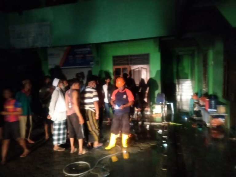 Kompor Meledak, 1 Rumah Terbakar di Gelanggang Expo Jayapura. [Foto: Polresta Jayapura Kota]
