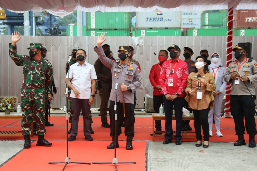 Ajak Warga Papua Untuk Isolasi di Isoter, Kapolri: Fasilitas Lengkap dan Diawasi Intensif Oleh Nakes. [Foto: Humas Polri]