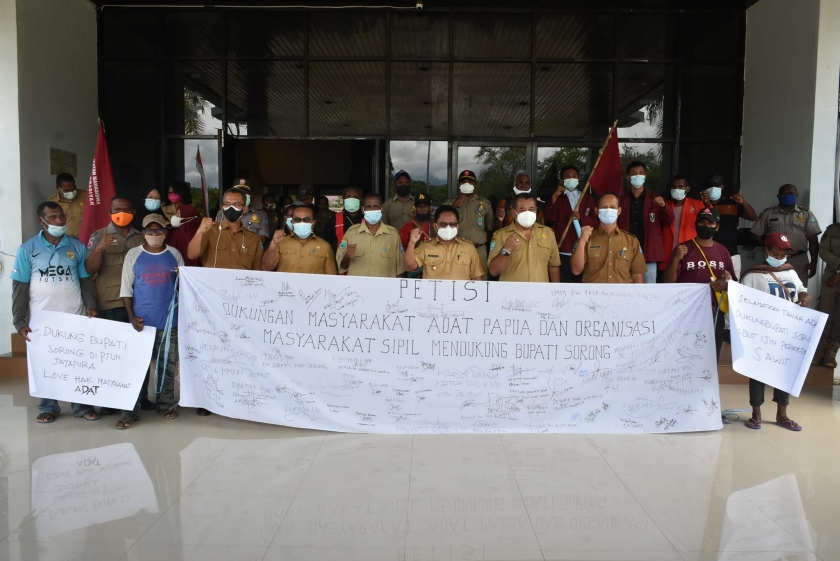 Wabup Sorong Angkat Bicara Soal Pencabutan Izin Perusahaan Kelapa Sawit. [Foto: Diskominfo Kabupaten Sorong]