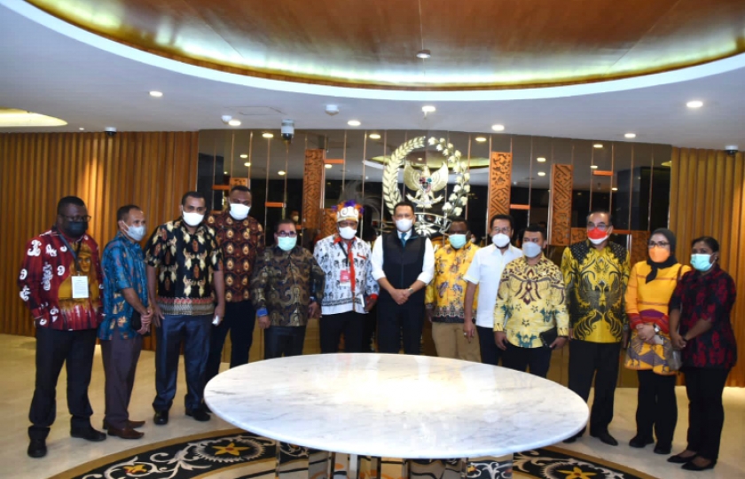 Audiensi DPR Papua Barat dan Ketua MPR RI tentang RPP Otsus. [Foto: Dok MPR RI]