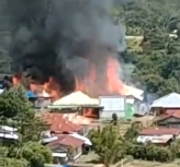 Baku Tembak dengan KKB terjadi di Kiwirok Pegunungan Bintang Papua.