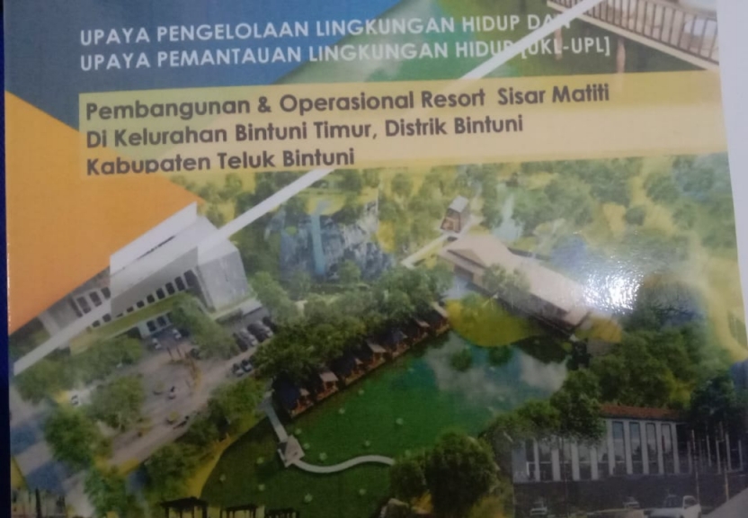 Dokumen Final UKL-UPL Pembangunan dan Operasional Resort Sisar Matiti Kabupaten Teluk Bintuni. [Foto: JP/MW]