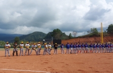 Pertandingan Perdana PON Papua, Softball Putra, pada Rabu (22/9/2021) pagi. [Foto: Pemprov Papua]
