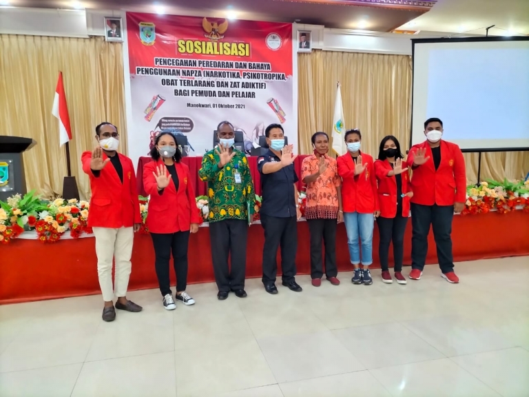Mahasiswa STIH Manokwari Diharapkan Aktif Kampanyekan Bebas NAPZA.