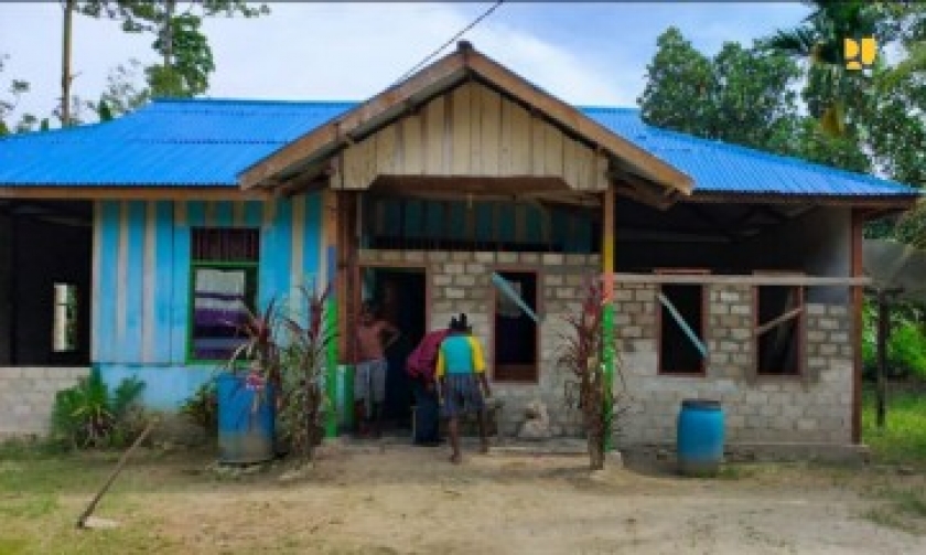 Warga Wondama Terima 110 Rumah Layak Huni Program Bedah Rumah. [Foto: Kementerian PUPR]