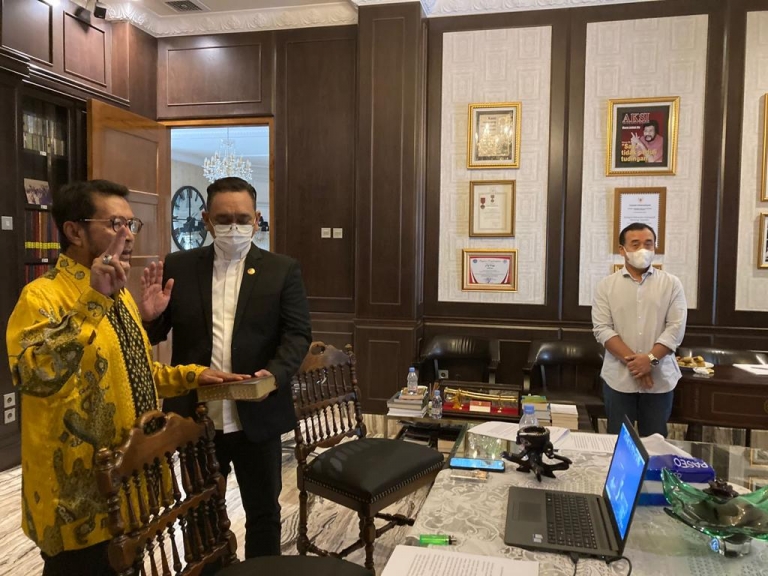 Mewakili Pekerja, Yorrys Berikan Keterangan pada Uji Materi UU Ciptaker.