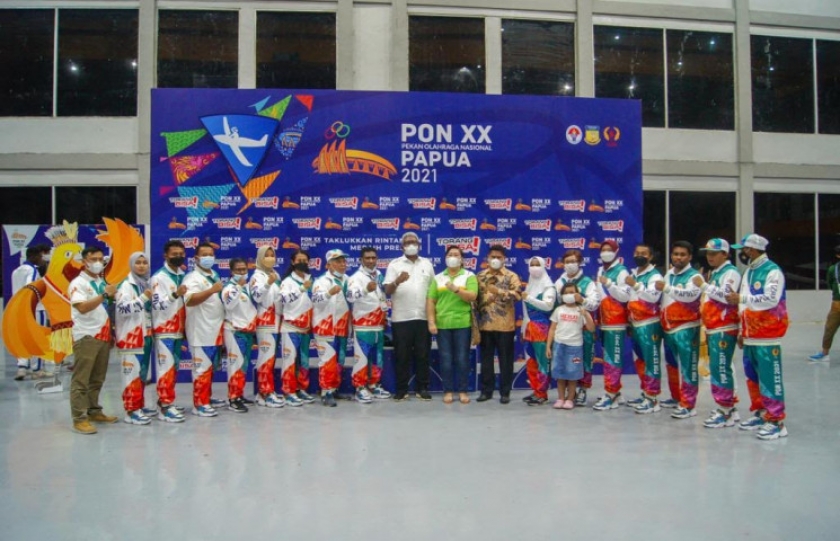 PON XX 2021: Papua Juara Umum Cabor Terbang Layang. [Foto: Pemprov Papua]