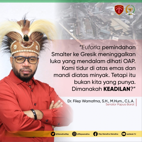 Torang Bisa di PON Tong Tra Bisa Bangun Smelter.