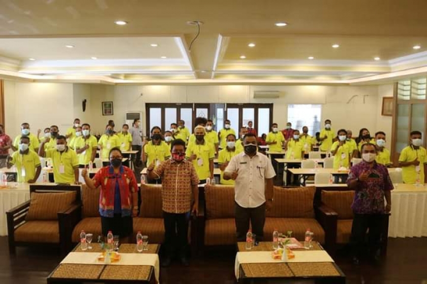 40 Warga Biak Ikuti Pelatihan Digitalisasi Branding Sektor Pariwisata. [Foto: Humas Pemkab Biak]