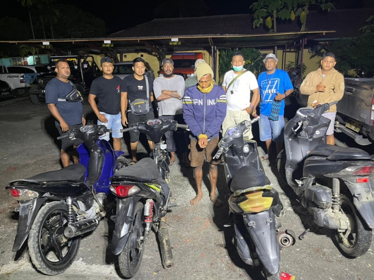 Satreskrim Ringkus Pelaku Curas Terhadap 2 Jurnalis di Manokwari. [Foto: JP/Rolly]