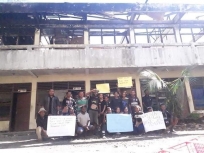 Asrama Putra Nabire di Kamkey Jayapura. [Foto: JP/Christian]