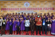 Kontingen Biak Sabet 3 Emas di Hari Pertama Pesparawi XIII. [Foto: Humas Pemkab Biak]