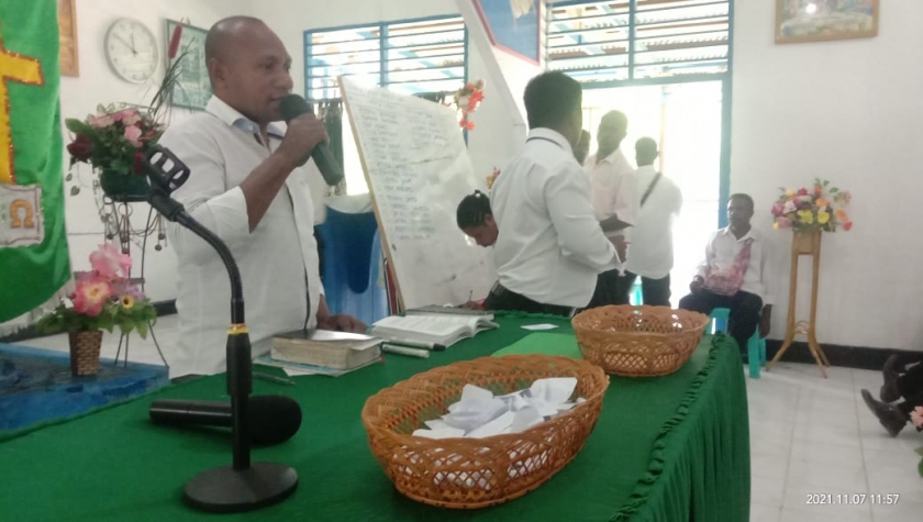 Pemilihan Majelis Gereja Bethel Idoor Periode 2022-2027 Berjalan Baik. [Foto: MW]