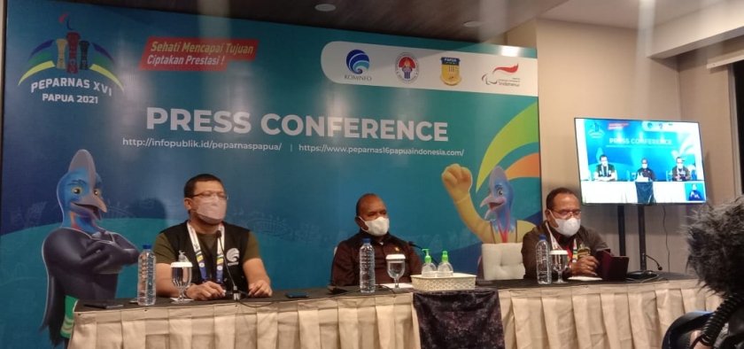 Konferensi Pers PB Peparnas Papua.