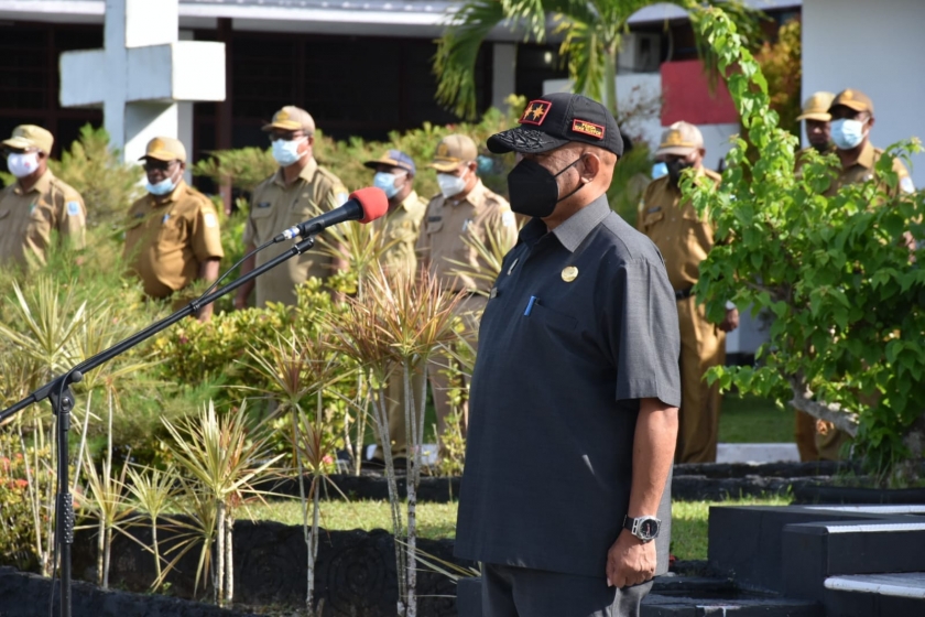 Sekda Biak Sampaikan Pemda Terus Tindaklanjuti Program Sail Teluk Cenderawasih. [Foto: Humas Pemkab Biak]