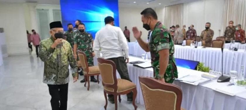 Pimpin Rakor, Wapres Minta Pendekatan di Papua Lebih Humanis. [Foto: Setwapres RI]