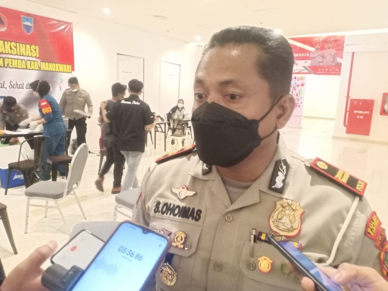 Kasat Lantas Polres Manokwari Iptu Subhan Ohoimas. [Foto: Rolly]