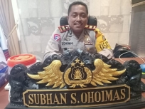 Kasat Lantas Polres Manokwari, Iptu Subhan Ohoimas. [Foto: Rolly]