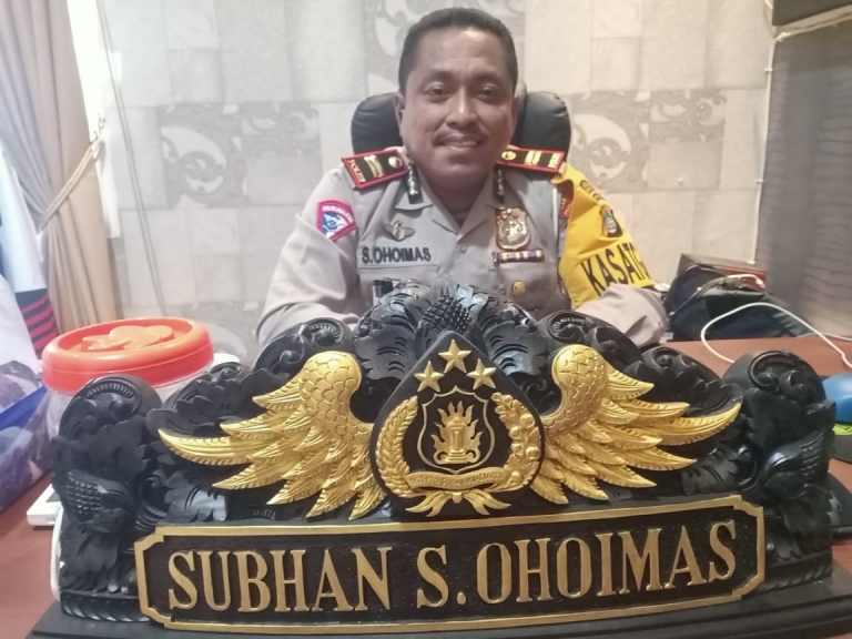 Kasat Lantas Polres Manokwari, Iptu Subhan Ohoimas. [Foto: Rolly]