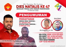 Dies Natalis STIH Manokwari ke-47.
