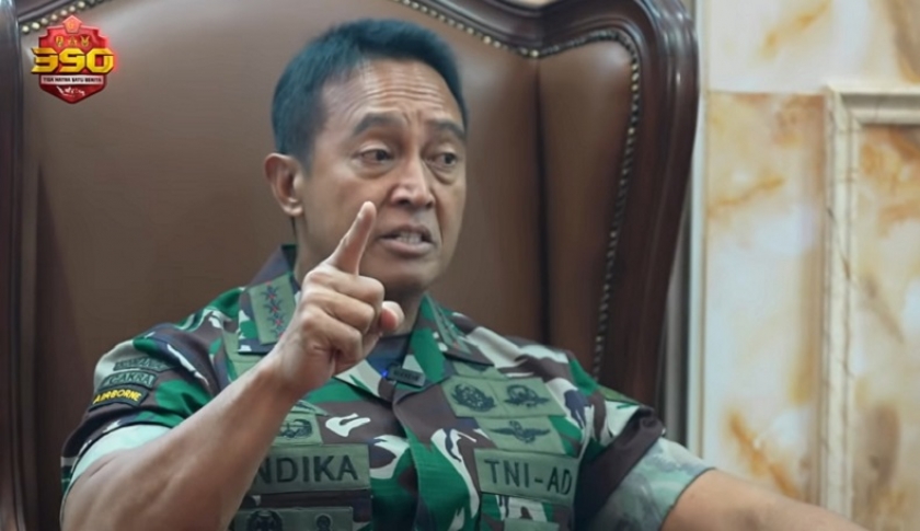 Panglima TNI Beri Pesan Tegas untuk Pelaku Penembakan Prajurit TNI. [Foto: ist]