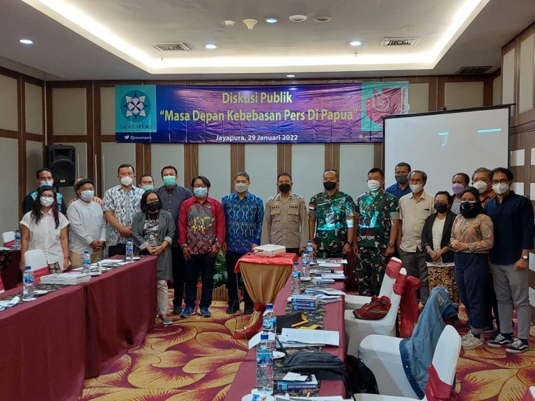 Diskusi Publik bertajuk Masa Depan Kebebasan Pers di Papua. [Foto: Komnas HAM]