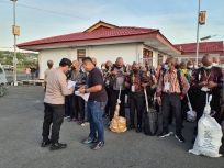 Polda PB Berangkatkan Casis Bintara Reguler & Tamtama ke 3 Lemdik Polri.